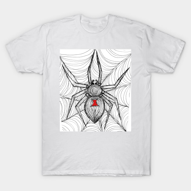 Geometrical Spider T-Shirt by Art of V. Cook